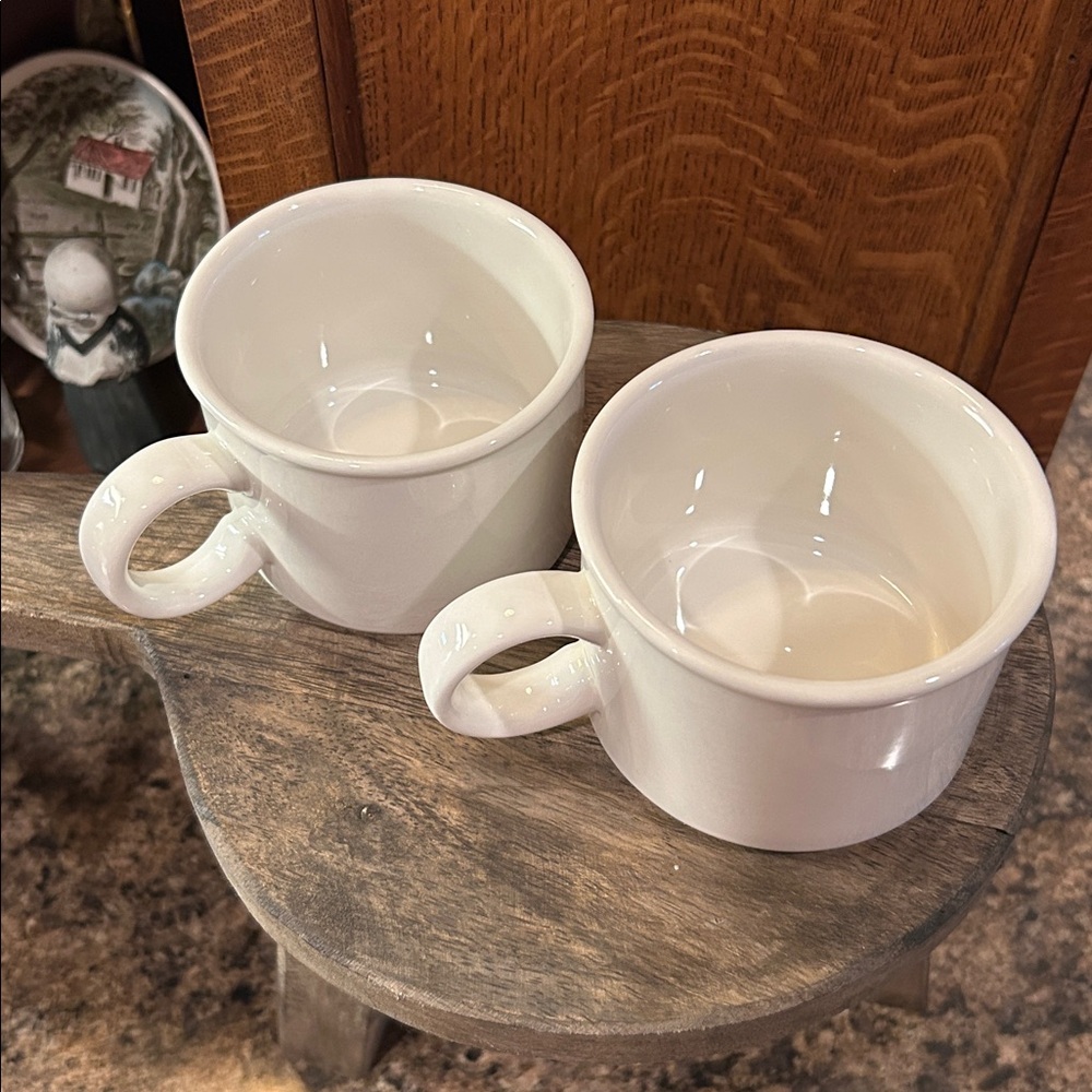 Set of English Ironstone Mugs - Picture 2 of 6